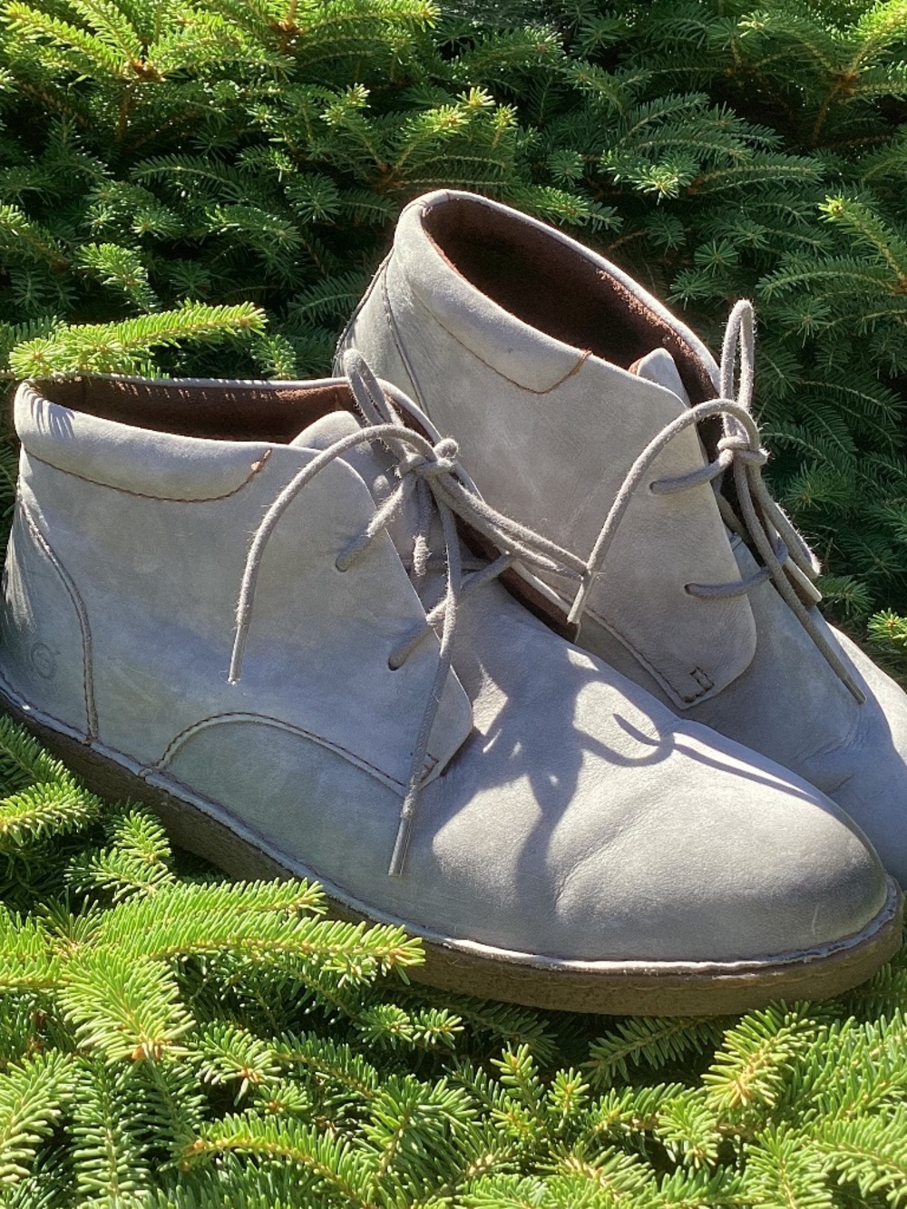 Men’s Leather Born Double Lace Comfortable All Around Chukka Low Top Boots🦋